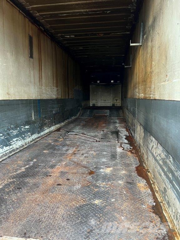 Leci 13,6 mtr. box læsserampe نصف مقطورات ذات هيكل صندوقي