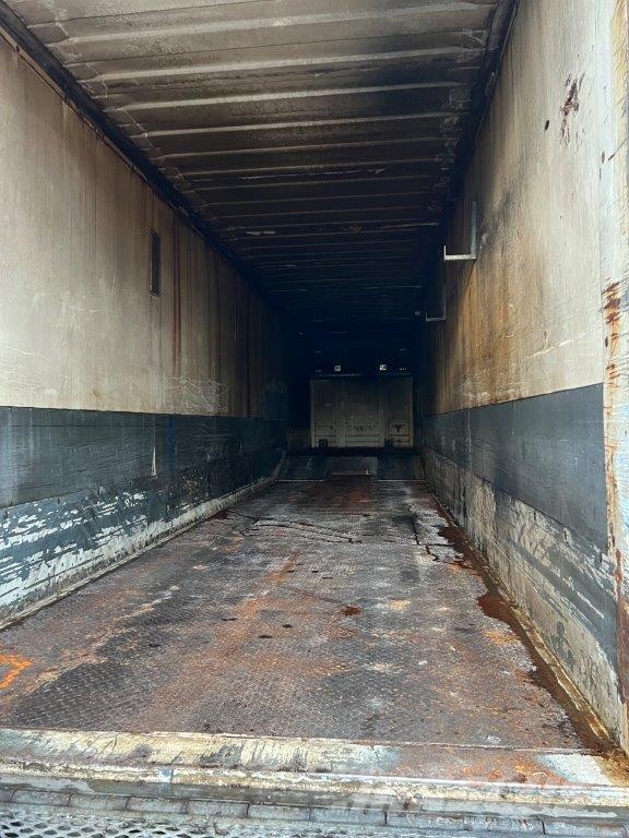 Leci 13,6 mtr. box læsserampe نصف مقطورات ذات هيكل صندوقي