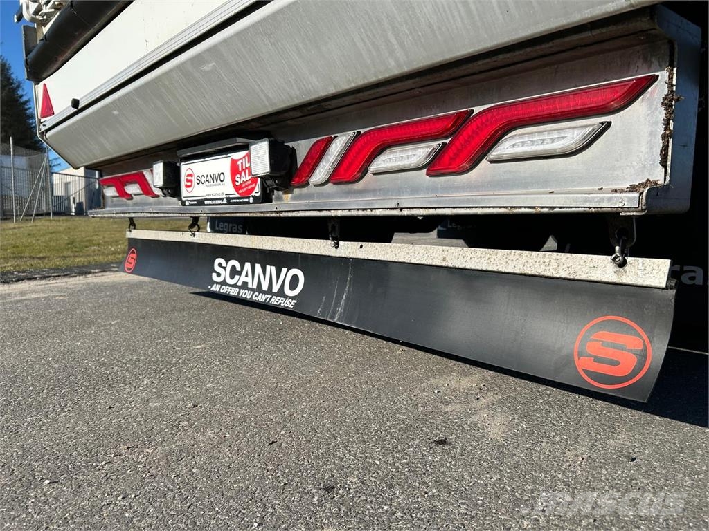 Legras 4 akslet 91 m3 sideåbning + aut presenning Cajas de piso oscilante