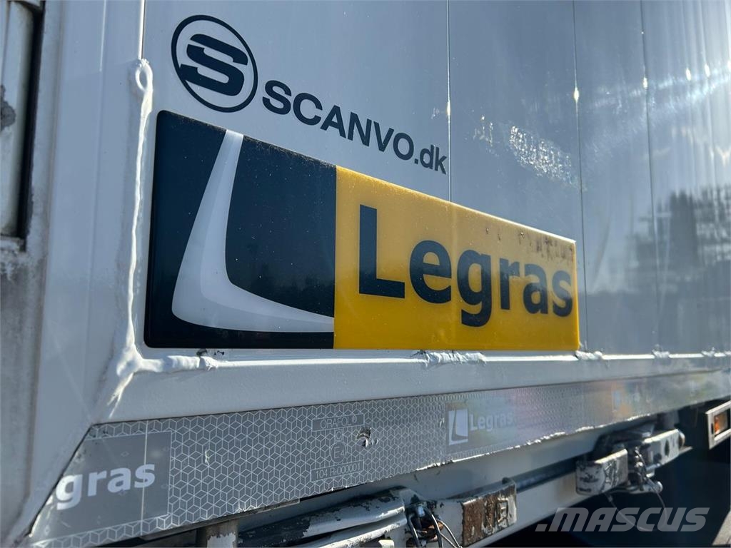 Legras 4 akslet 91 m3 sideåbning + aut presenning Schuifvloeropleggers