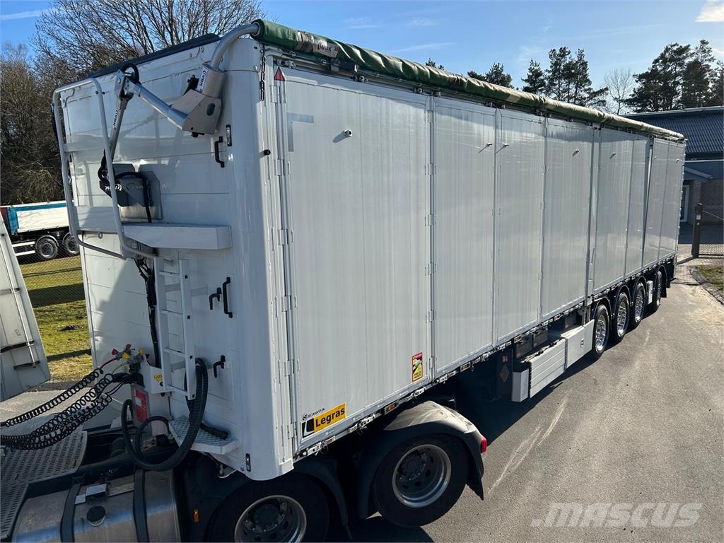 Legras 4 akslet 91 m3 sideåbning + aut presenning Cajas de piso oscilante