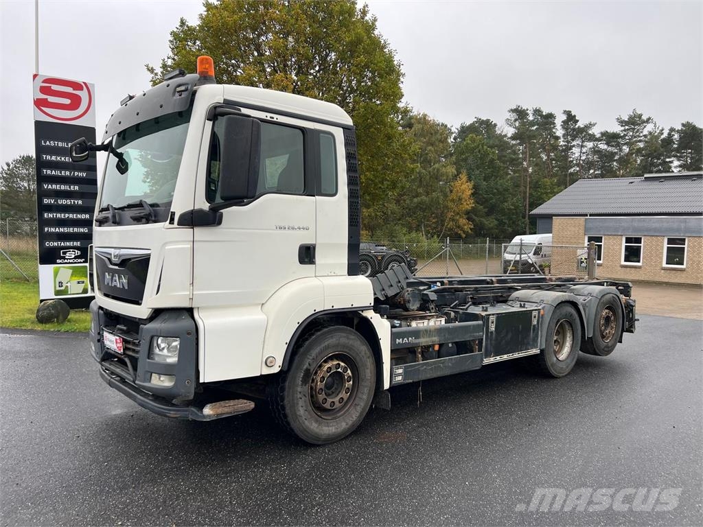 MAN TGS 26-440 BL 6X2-4 Savivarčiai su kabeliniu keltuvu