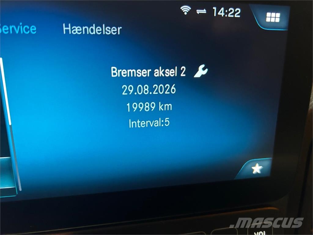 Mercedes-Benz Actros 2545 - HMF 1420K4 Lastväxlare med kabellift