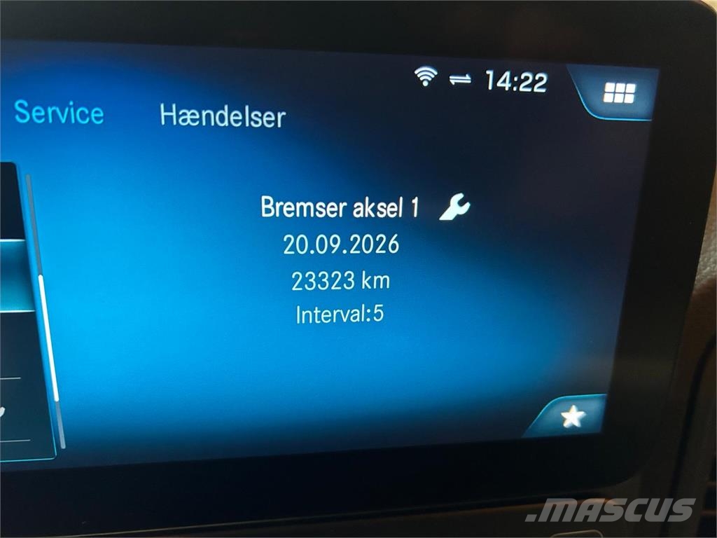 Mercedes-Benz Actros 2545 - HMF 1420K4 Lastväxlare med kabellift