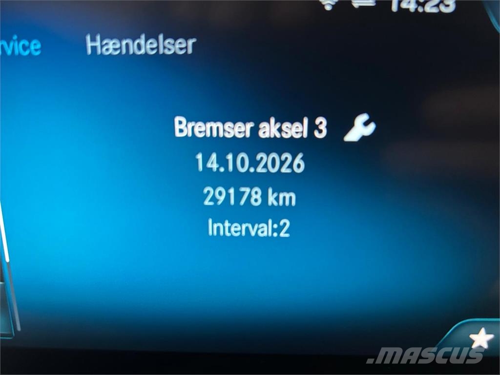 Mercedes-Benz Actros 2545 - HMF 1420K4 Lastväxlare med kabellift