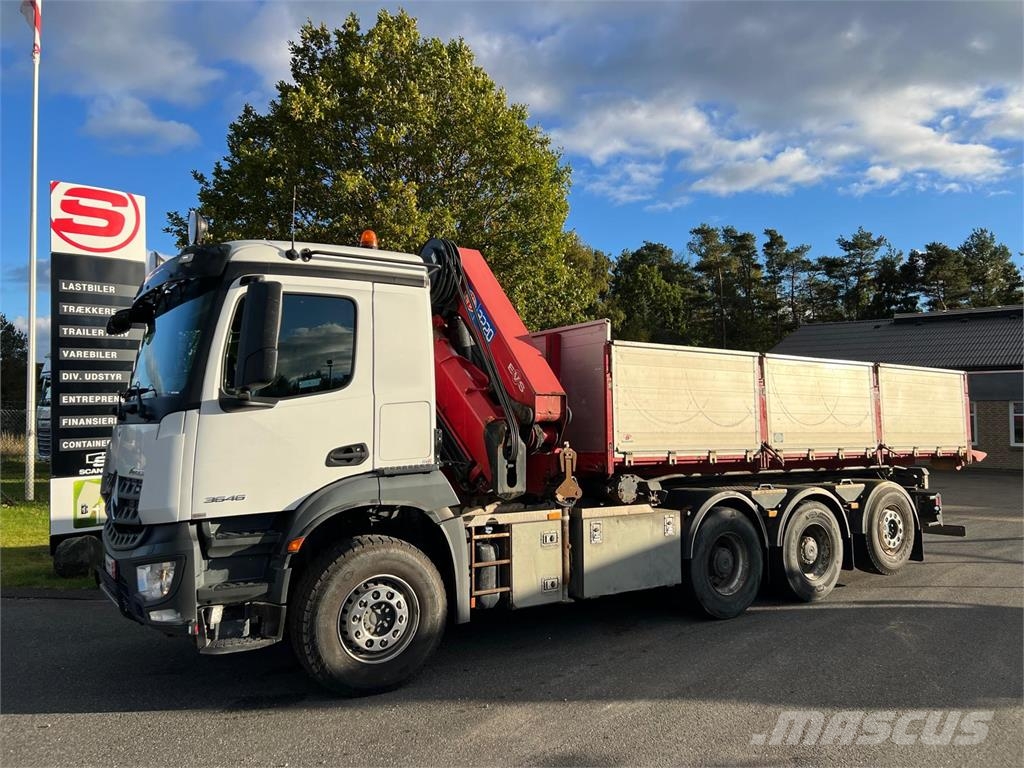 Mercedes-Benz Arocs 3246 LK 8X4 - HMF 3220RCS Kabelløft lastebiler