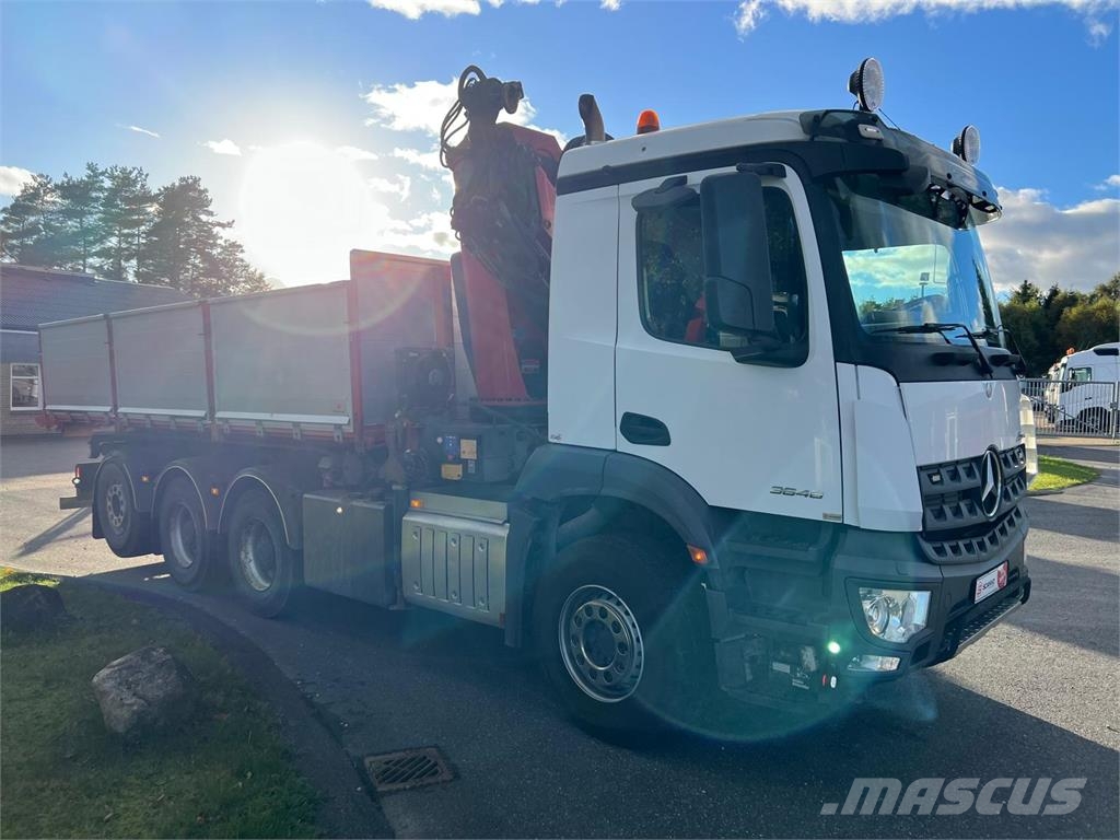 Mercedes-Benz Arocs 3246 LK 8X4 - HMF 3220RCS Kabelløft lastebiler