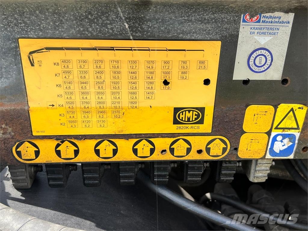 Mercedes-Benz Arocs 3248 (L8x4-4) - HMF 2820K6 Aftagelig kran Lanový nosič kontajnerov