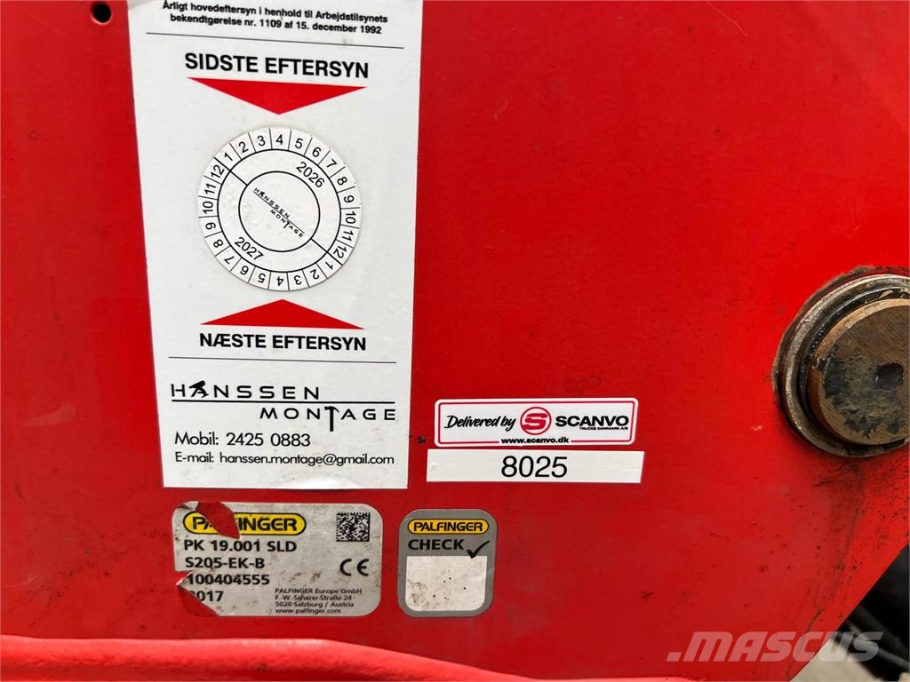 Palfinger PK 19001 SLD S205-EK-B Lastbilmonterede kraner