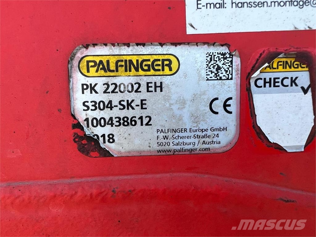Palfinger PK 22002 EH S304-SK-E Grúas cargadoras