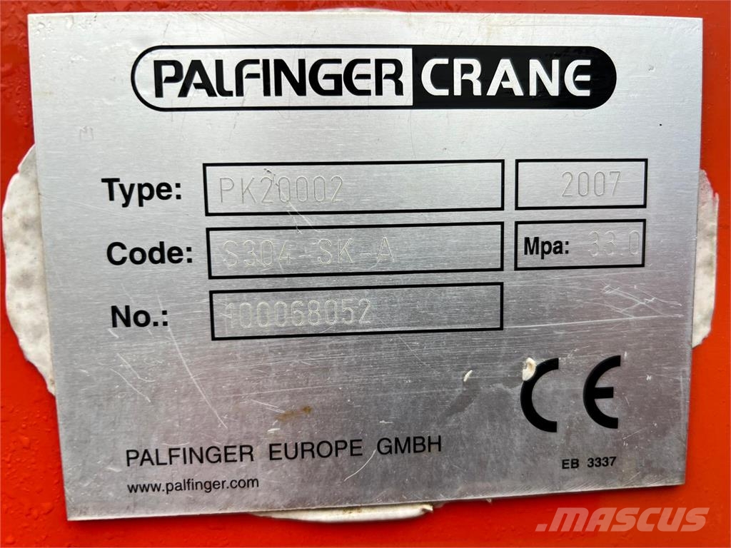 Palfinger PK20002 Performance C Grúas cargadoras
