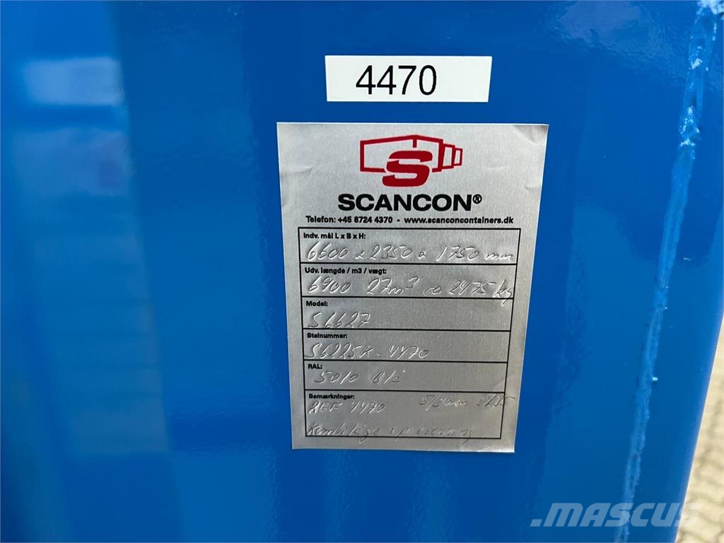 Scancon S6627K combi bagsmæk + rullepresenning Platformos