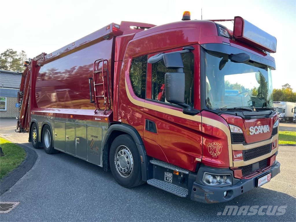 Scania L 360 B 6x2*4 LB 1 kammer indurtri Renovationslastbiler