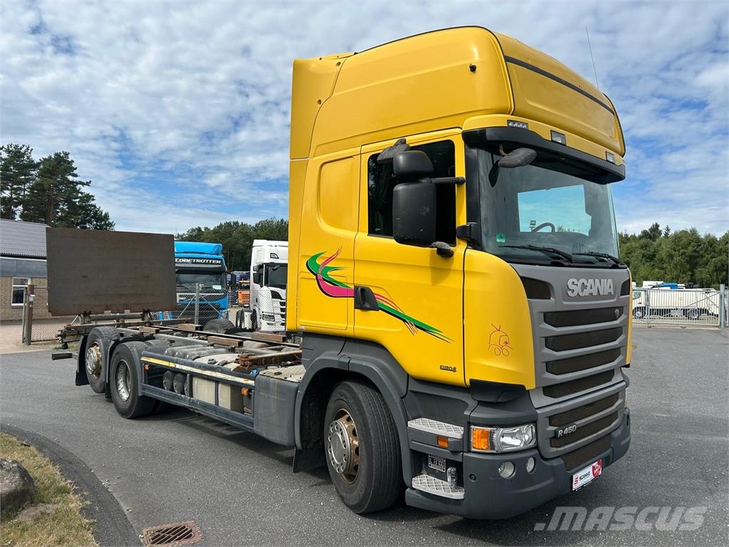 Scania R450 LB 6x2 MNB Konténer keretes / Konténeres teherautók