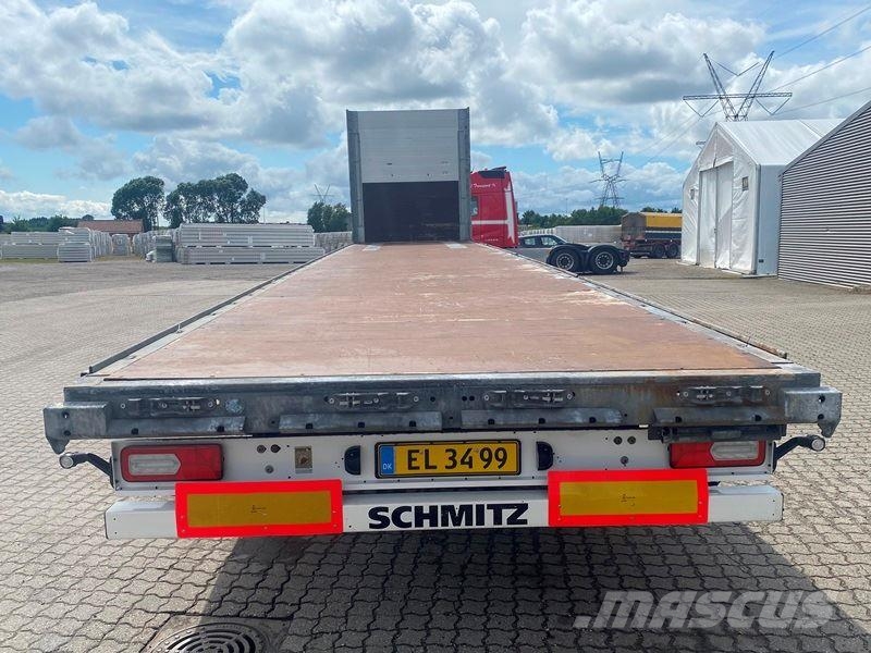 Schmitz 3-aks Mega trailer Vlakke laadvloeren
