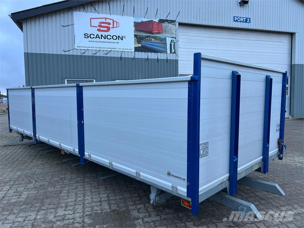 SVF tiplads ramme med cylinder fra Scania 8x2 مقطورات قلابة