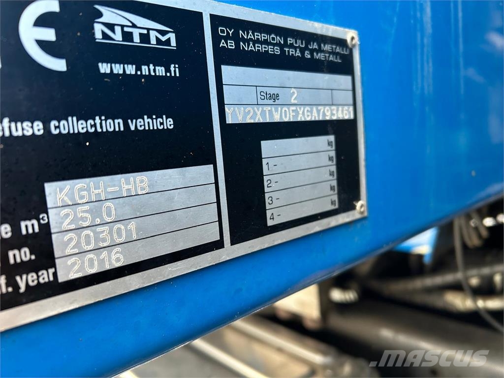 Volvo FM420 8x2*6 Trippel NTM 25m3 Šiukšliavežės