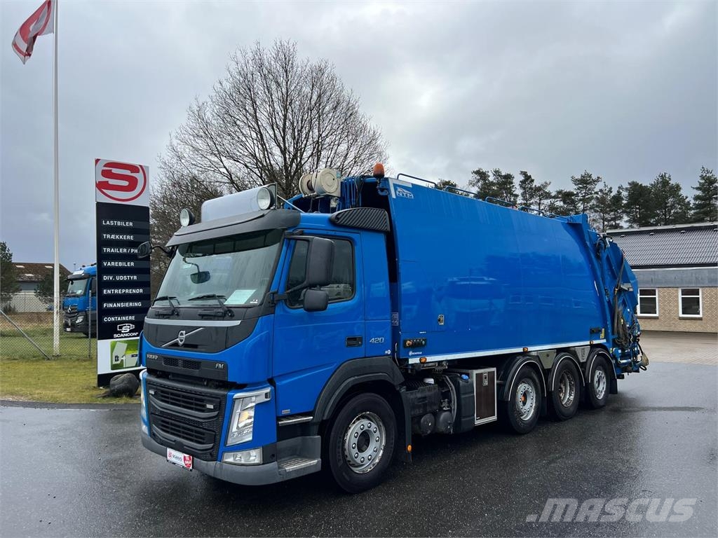 Volvo FM420 8x2*6 Trippel NTM 25m3 Šiukšliavežės