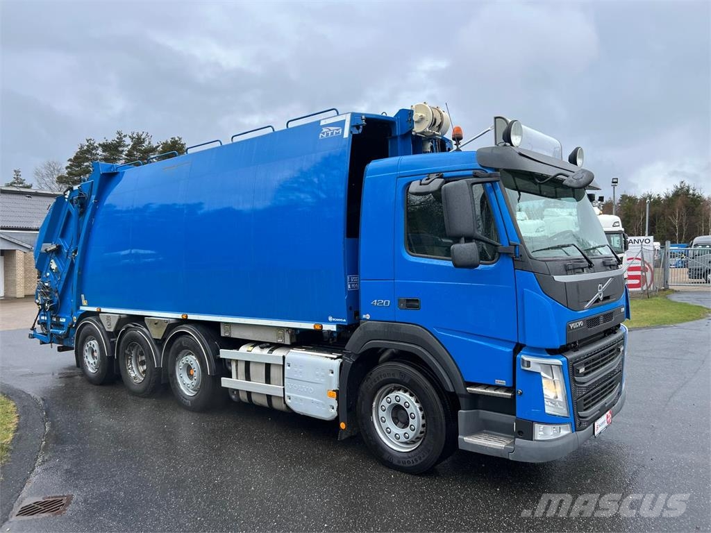 Volvo FM420 8x2*6 Trippel NTM 25m3 Šiukšliavežės