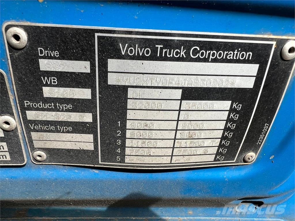 Volvo FM460 8x2*6 - FAUN 533L frontpress Camion dei rifiuti
