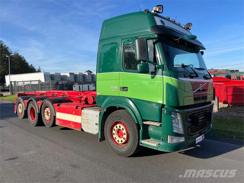 Volvo FM500 8x2*6 rigid pusher-tag tridem Lanový nosič kontajnerov