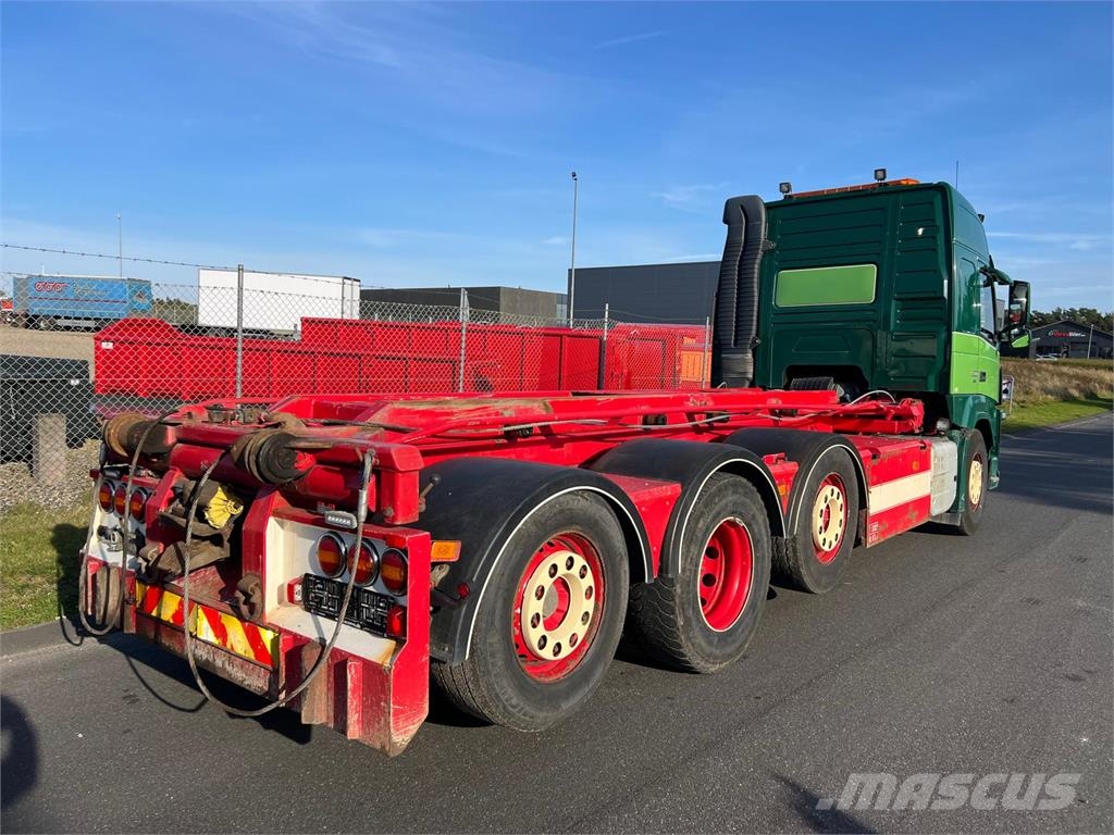 Volvo FM500 8x2*6 rigid pusher-tag tridem Lanový nosič kontajnerov