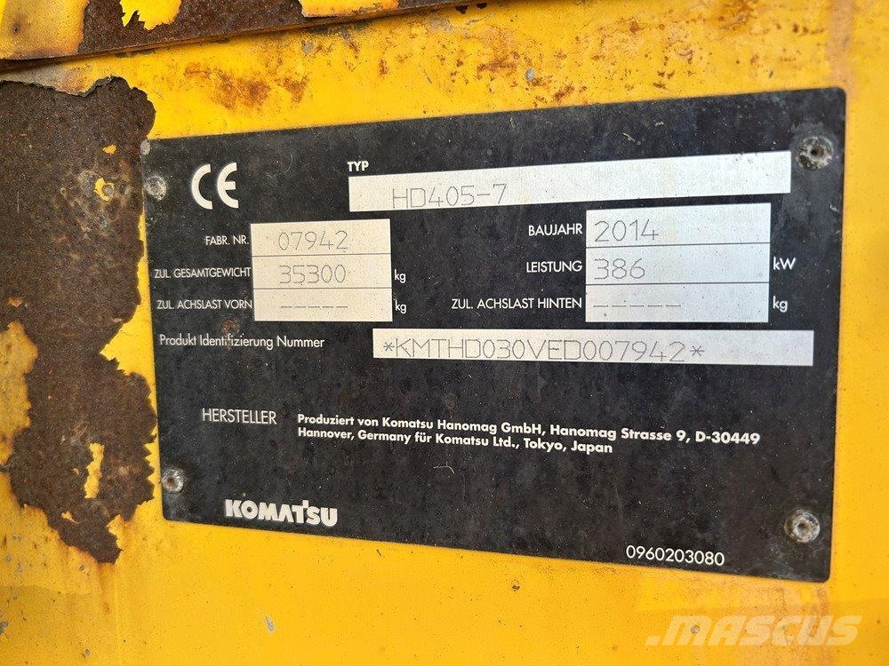 Komatsu HD405-7 其他组件