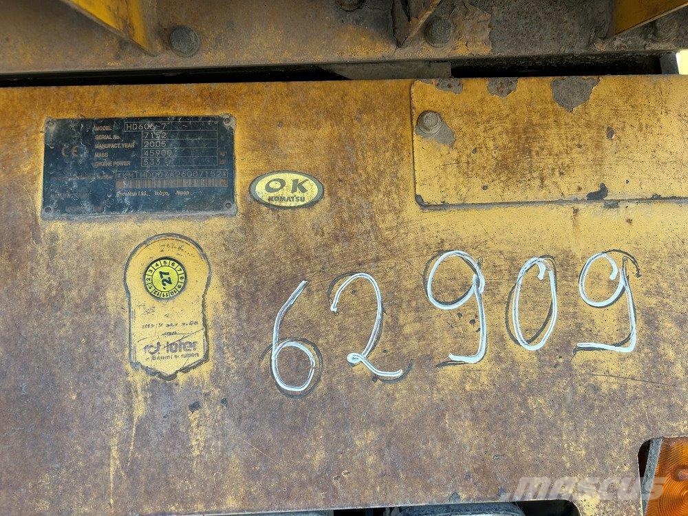 Komatsu HD605-7 مكونات أخرى