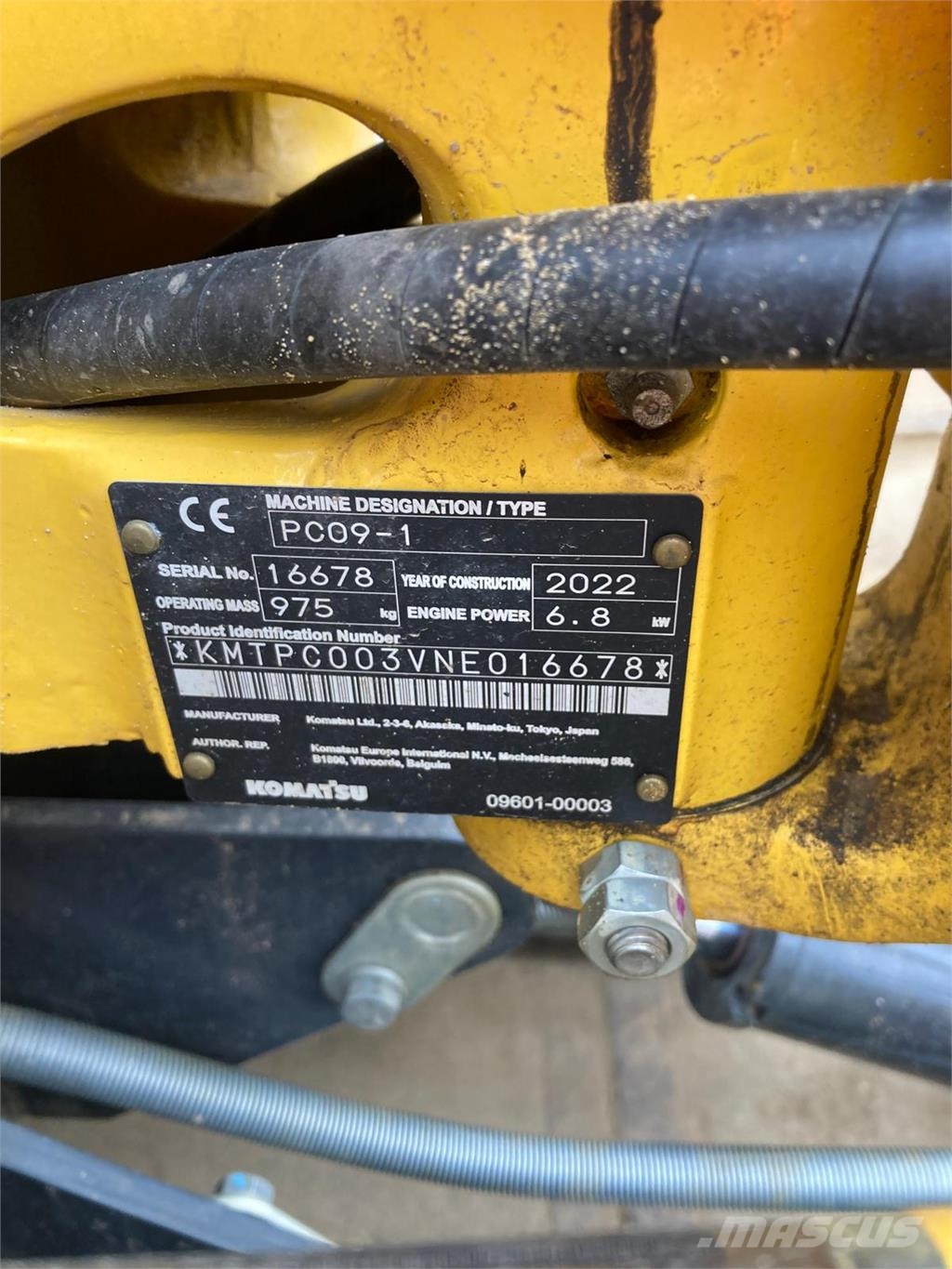 Komatsu PC09-1HAM Muud osad