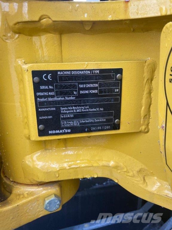 Komatsu PC16R-3HS Otros componentes