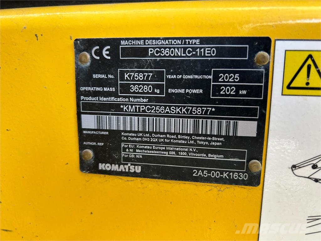 Komatsu PC360NLC-11E0 Outros componentes