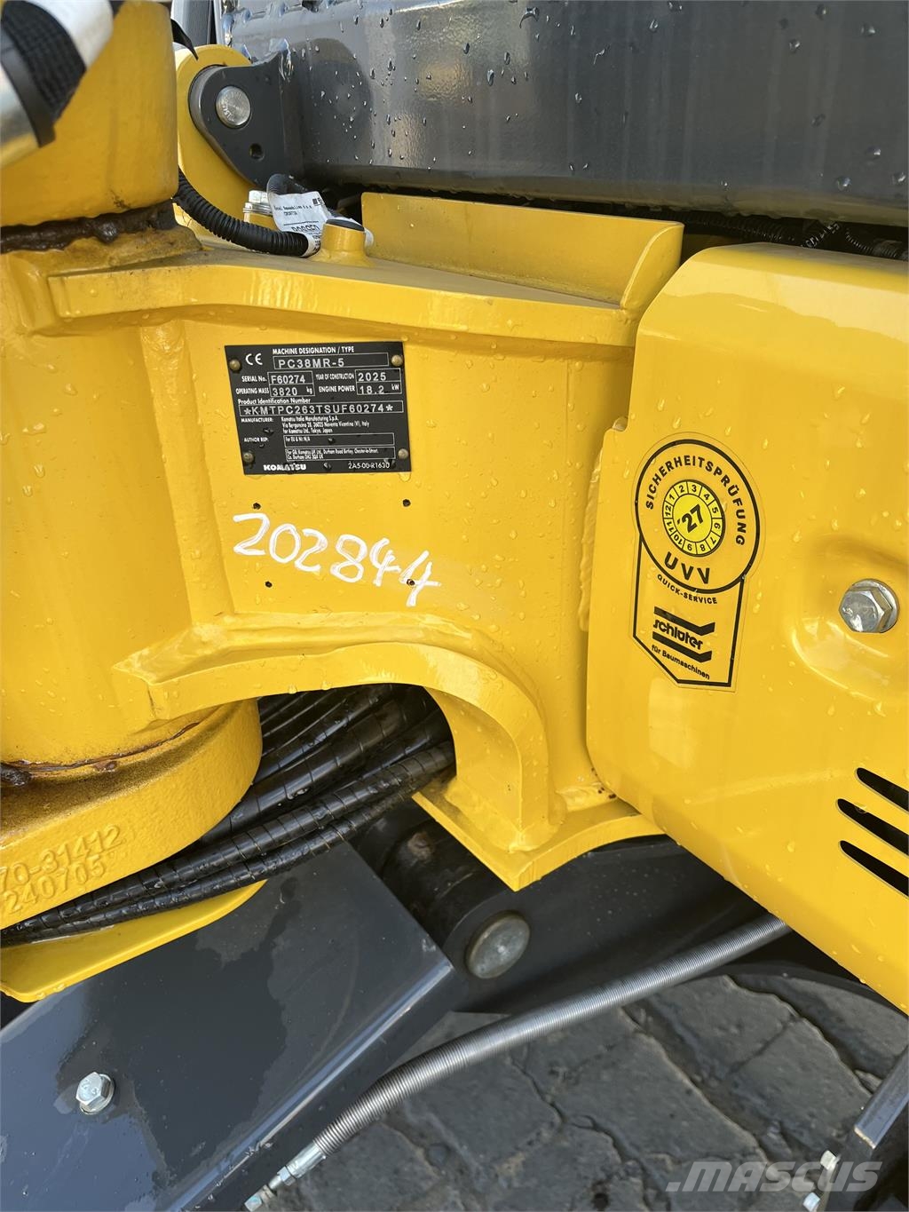 Komatsu PC38MR-5 Overige componenten