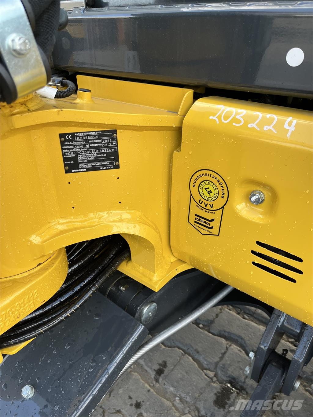Komatsu PC38MR-5 Overige componenten