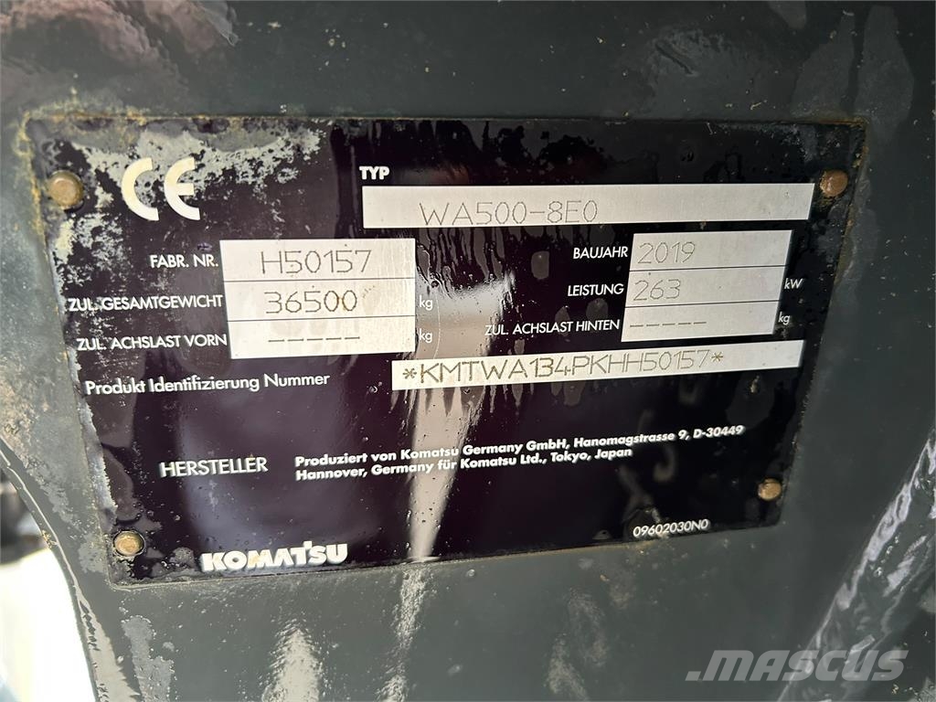 Komatsu WA500-8E0 Otros componentes