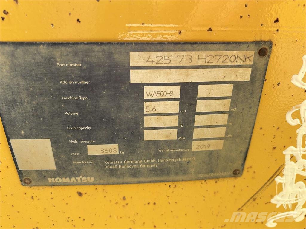 Komatsu WA500-8E0 Kiti naudoti statybos komponentai