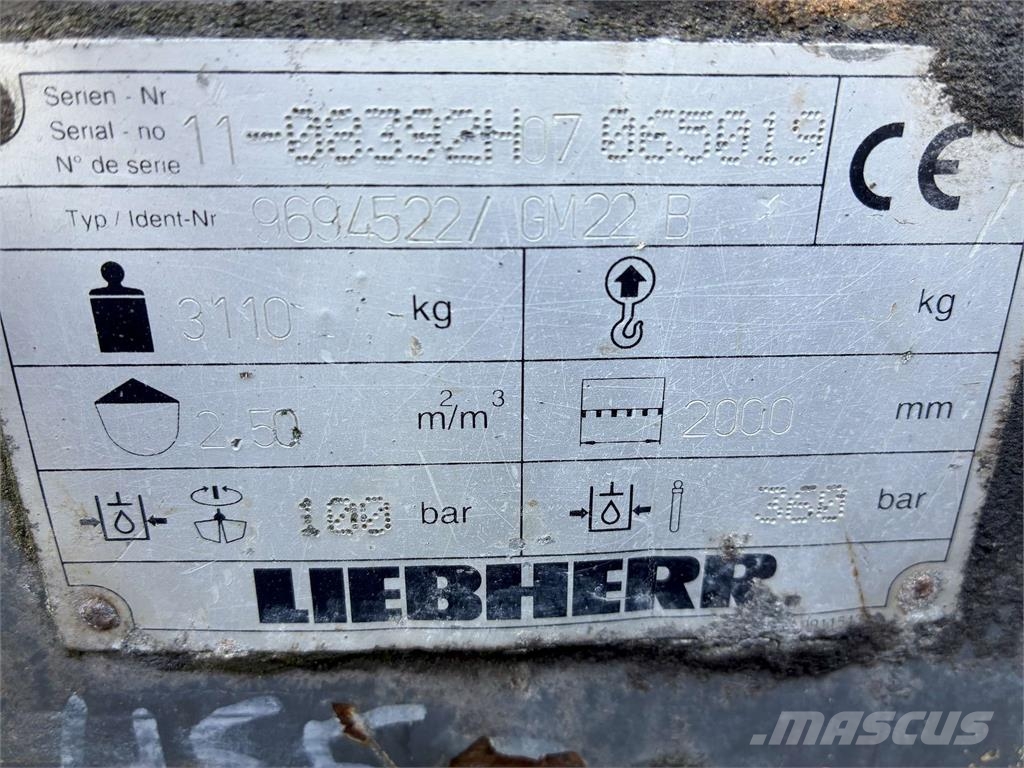 Liebherr A954C LI Andere Zubehörteile