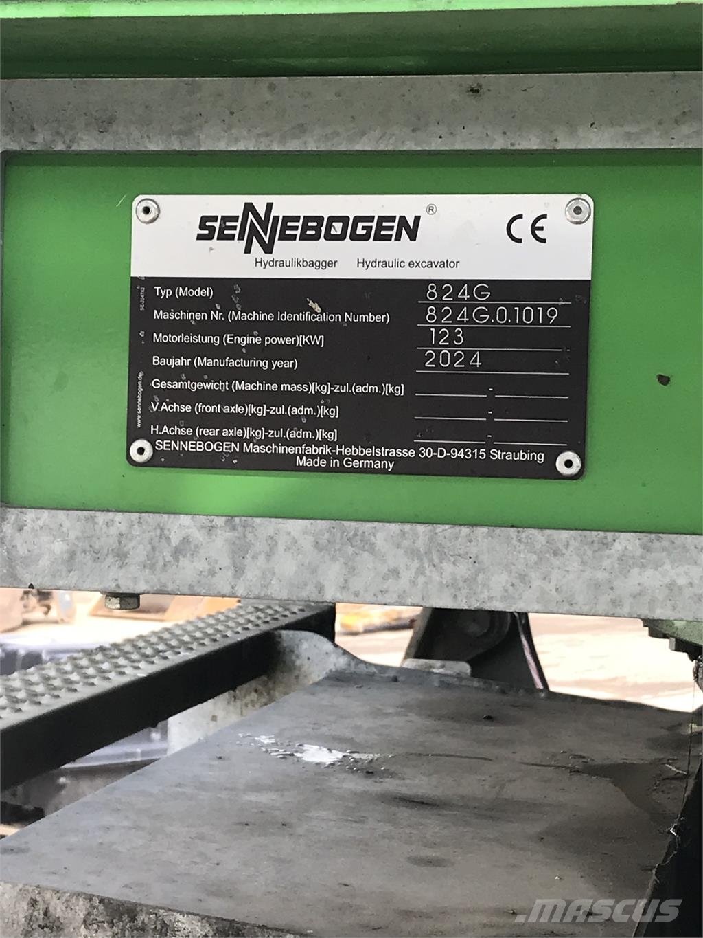 Sennebogen 824M Egyéb alkatrészek