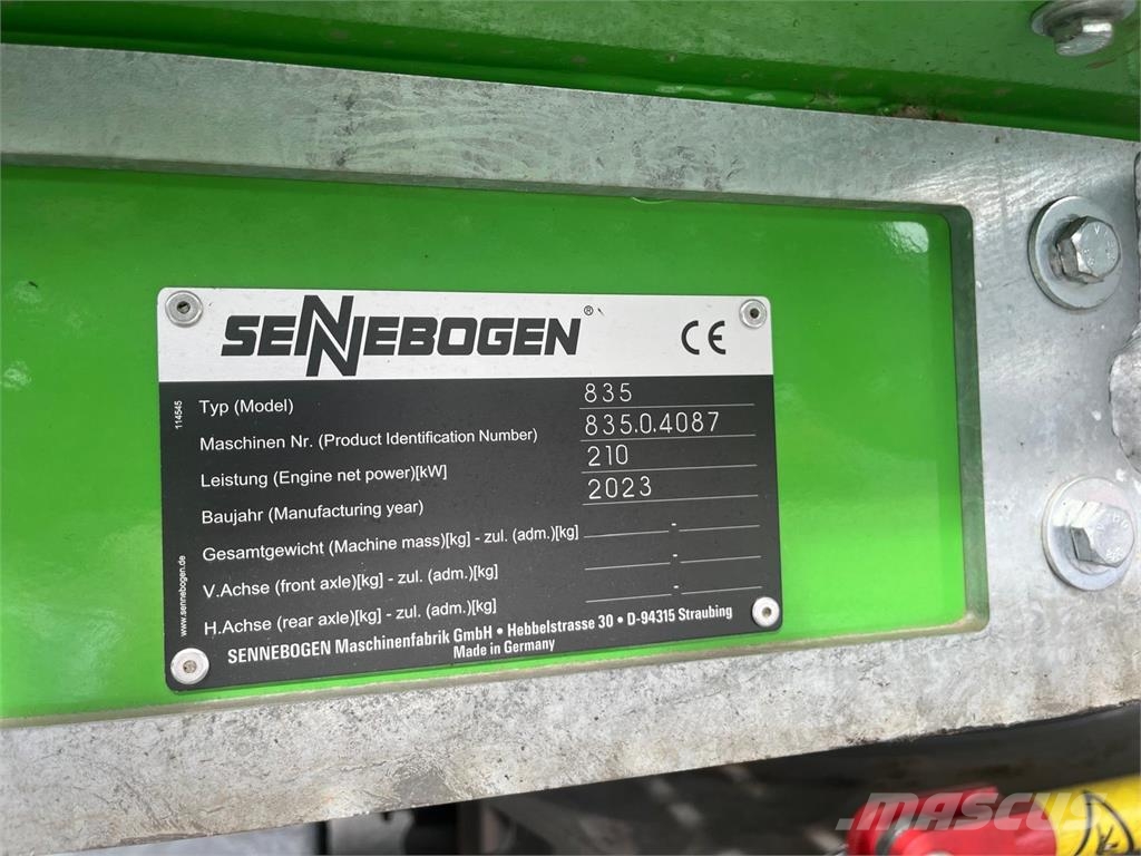 Sennebogen 835MHYBRID Altri componenti