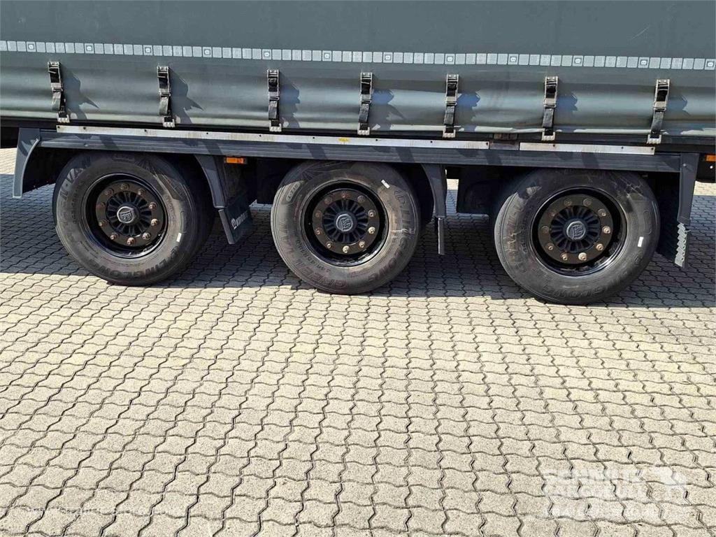 Krone Curtainsider Mega Tents puspiekabes