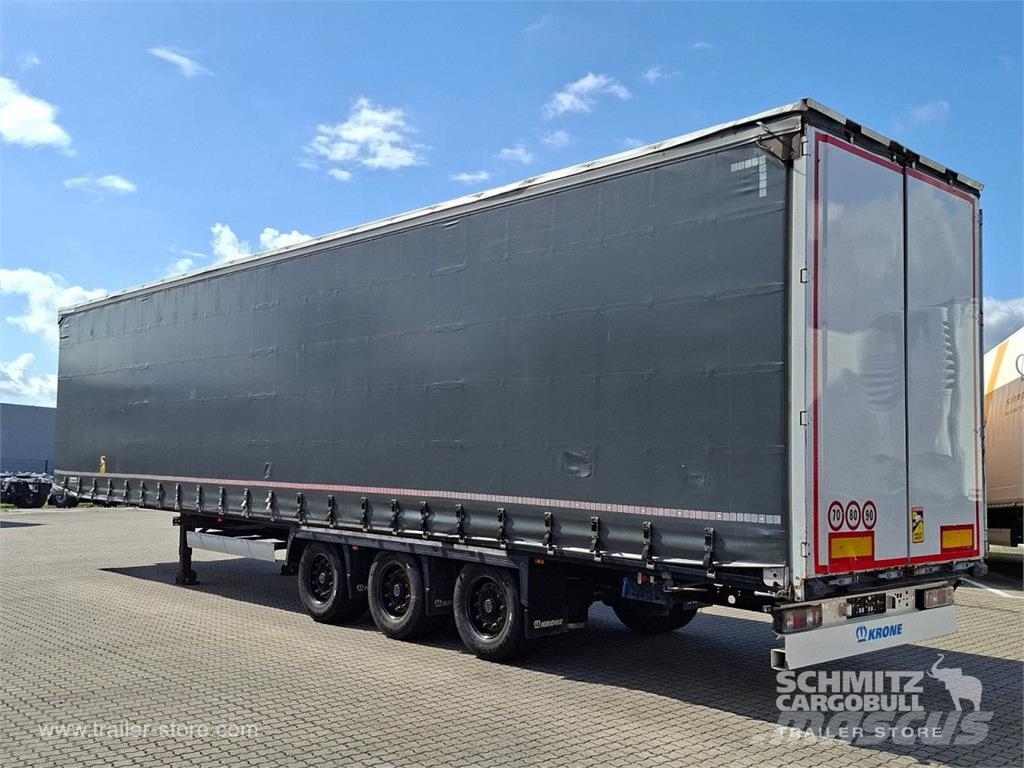Krone Curtainsider Mega Tents puspiekabes