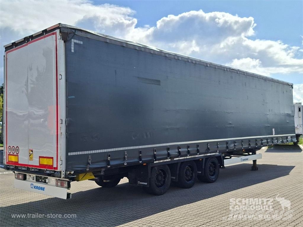 Krone Curtainsider Mega Tents puspiekabes