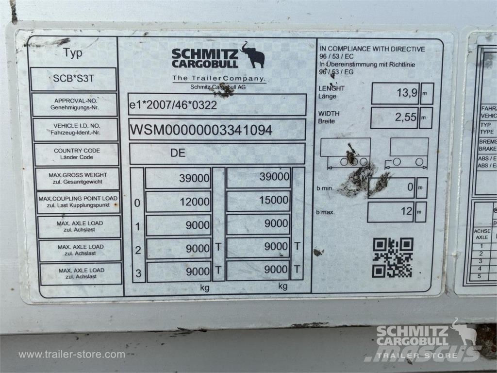 Schmitz Cargobull Curtainsider Coil GetrÃ¤nke Curtainsiderauflieger
