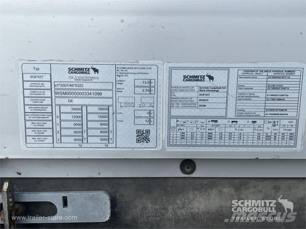 Schmitz Cargobull Curtainsider Coil Getränke Semirremolques de caja de lona