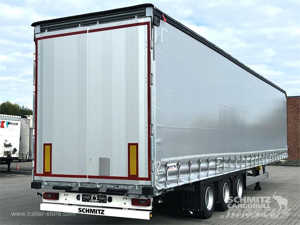 Schmitz Cargobull Curtainsider Mega GetrÃ¤nke نصف مقطورات بباب جانبي