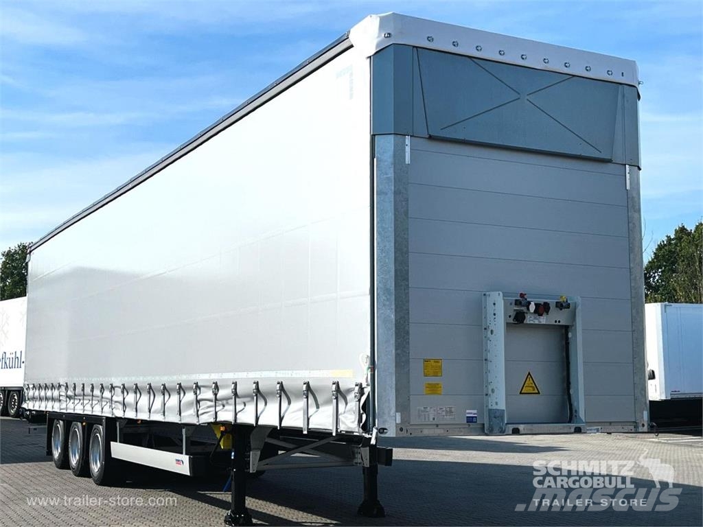 Schmitz Cargobull Curtainsider Mega GetrÃ¤nke نصف مقطورات بباب جانبي