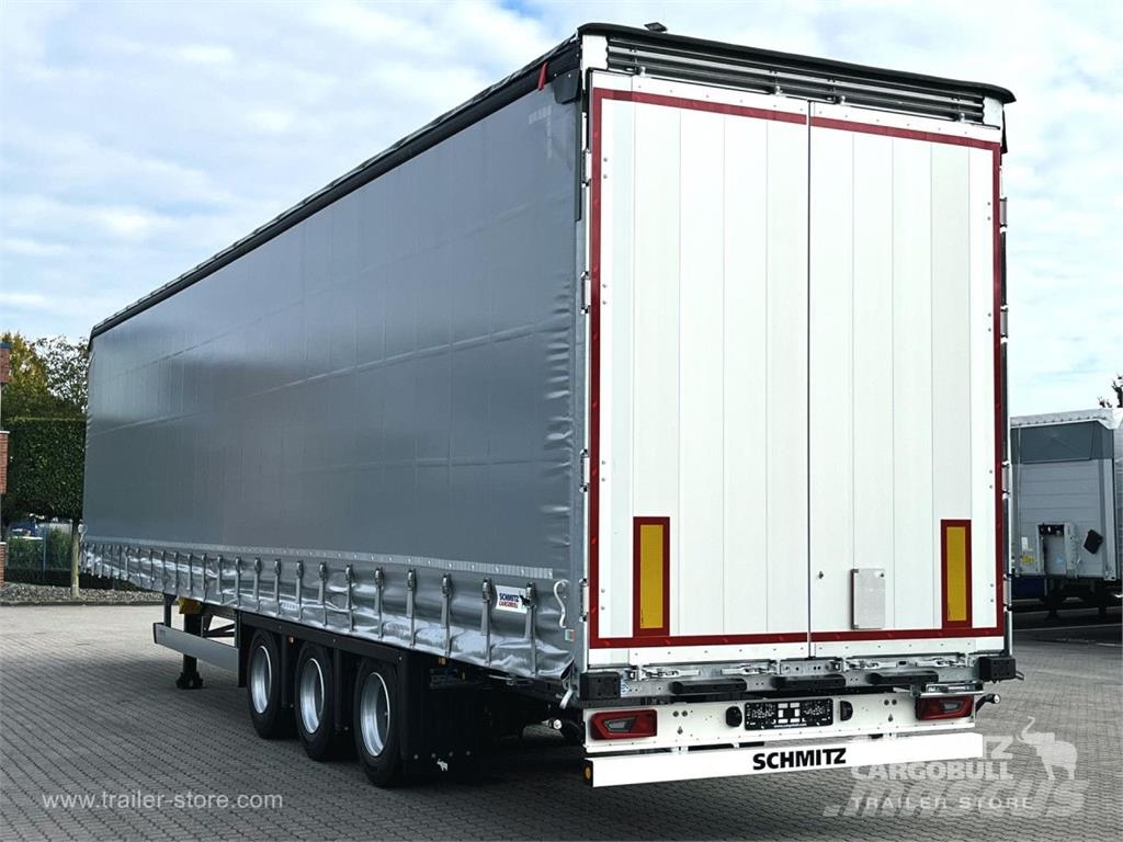 Schmitz Cargobull Curtainsider Mega GetrÃ¤nke نصف مقطورات بباب جانبي