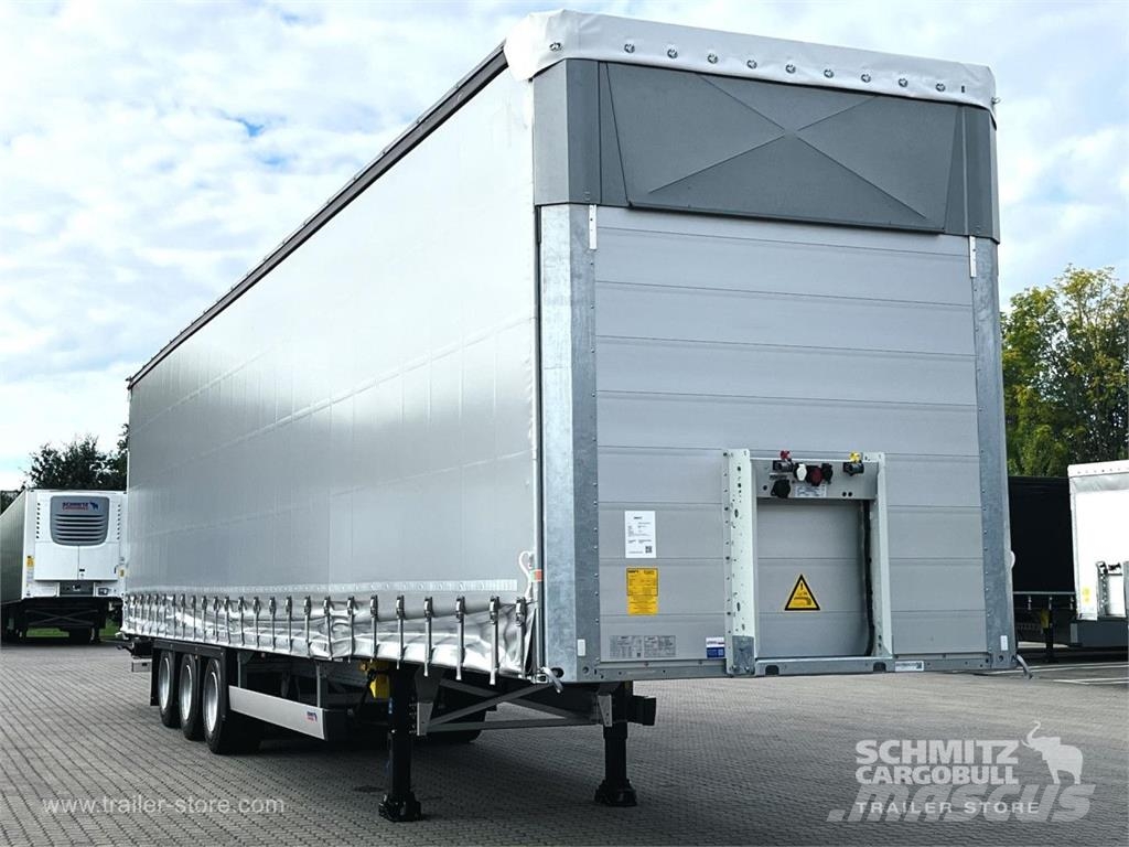 Schmitz Cargobull Curtainsider Mega GetrÃ¤nke نصف مقطورات بباب جانبي