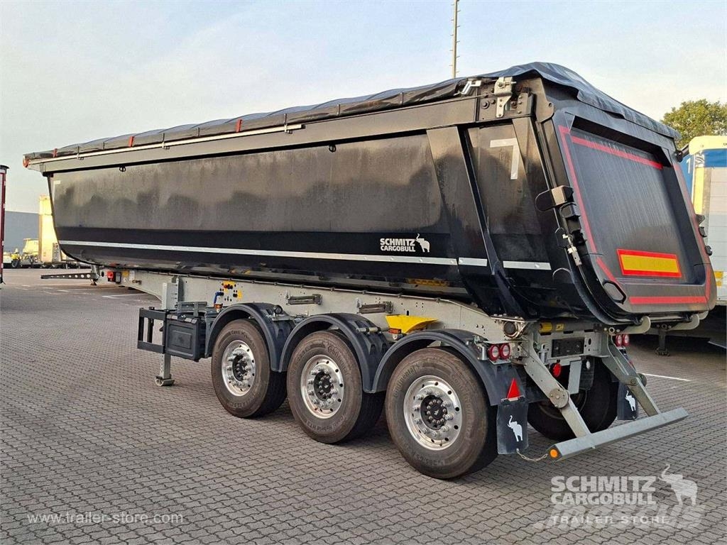 Schmitz Cargobull Kipper Stahlrundmulde 33mÂ³ نصف مقطورات قلابة