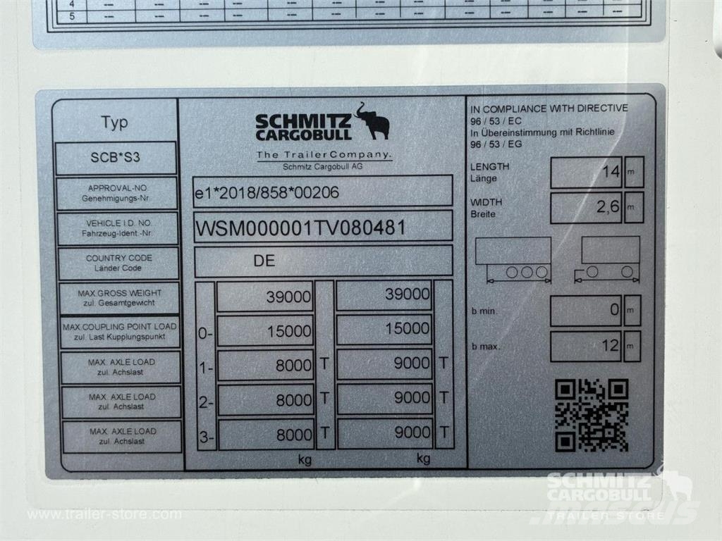 Schmitz Cargobull Tiefkühler Standard Doppelstock Trennwand Poluprikolice hladnjače
