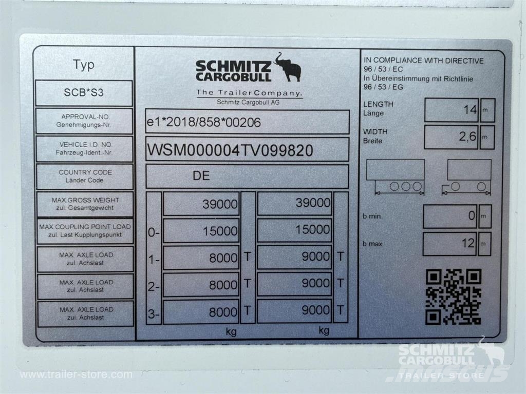 Schmitz Cargobull Tiefkühler Standard Doppelstock Trennwand Semirremolques isotermos/frigoríficos